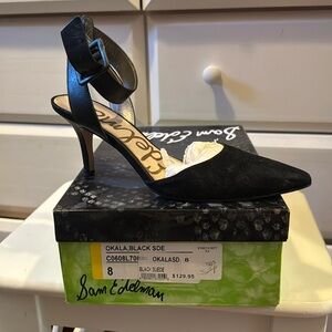 Sam Edelman Okala Black Suede heel